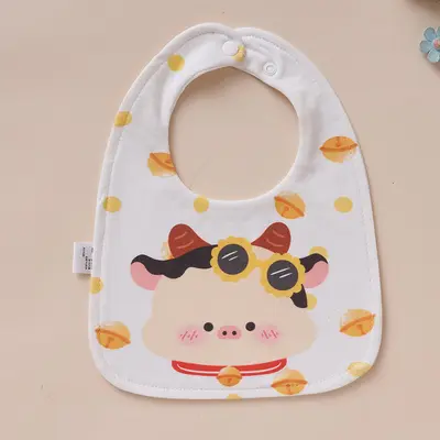 Baby-U-Lätzchen, wasserdicht, reine Baumwolle