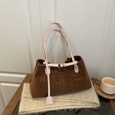 Retro Large Capacity Women's Tote Bag, Autumn Winter 2025 - 8