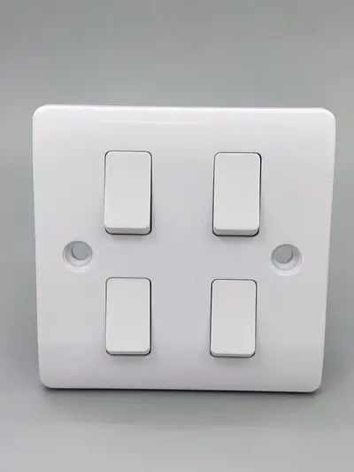 British Standard Bakelite Wall Socket Panel, 13A Three-Pin Socket - 10