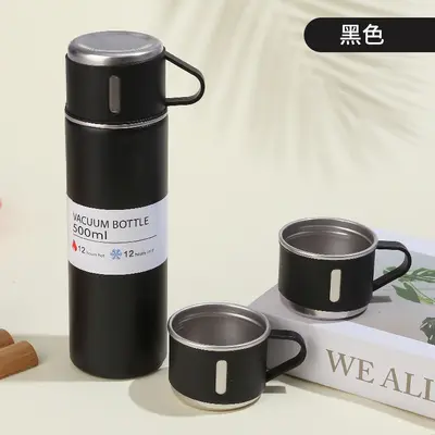 304 Stainless Steel Vacuum Insulated Cup, 3 Lids, Gift Set - 7