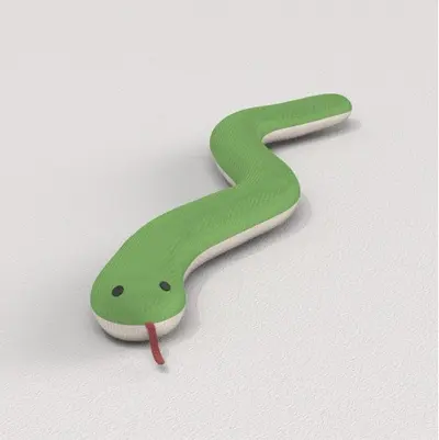Head-Shaking Snake Dog Toy, Chew-Resistant with Squeaker - 7
