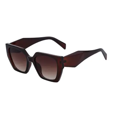 Damen-Sonnenbrille 2026 im Cat-Eye-Stil, Vollrand, breite Bügel - 9