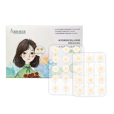 Thin Transparent Hydrocolloid Acne Patch, Invisible Under Makeup - 6