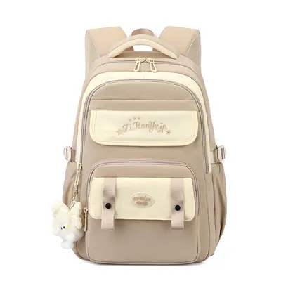 Preppy Style Backpack for Women, Lightweight Korean Design, Large Capacity - 10
