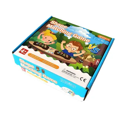 Çocukların erken eğitimi için geometrik şekil eşleştirme oyunu, Montessori eğitici blokları, ebeveyn-çocuk etkileşimli savaş duyusal tahta oyunu
