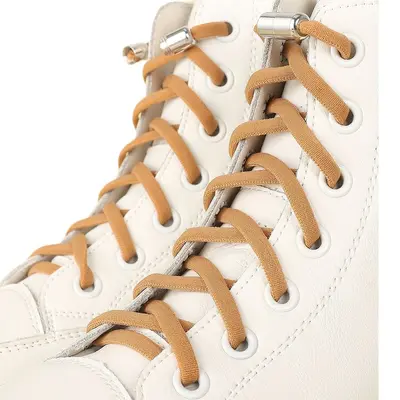Laceless Elastic Shoelaces with Metal Capsule Buckle, Adult and Kids