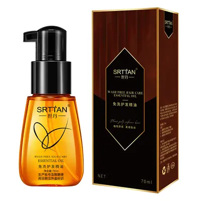 Kuru saçlar için durulanmayan Fas argan saç bakım yağı, yumuşatıcı - 7
