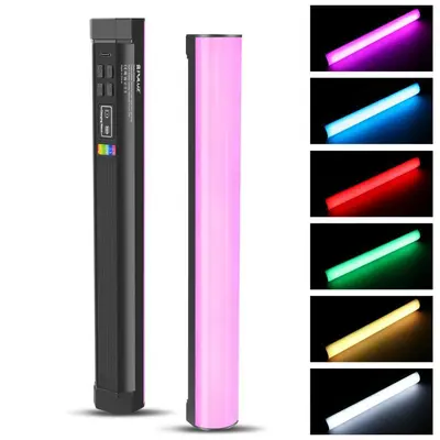 胖牛彩色背景rgb摄影补光灯便携式led专业打光直播氛围灯手持棒灯