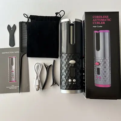Sınır ötesi USB saç maşası/kablosuz kıvırma şarj edilebilir sınır ötesi çok satan otomatik saç maşası tembel kıvırma hediyesi - 11