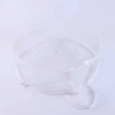 Transparente PVC-Aufbewahrungstasche für Weihnachtskränze mit Reißverschluss