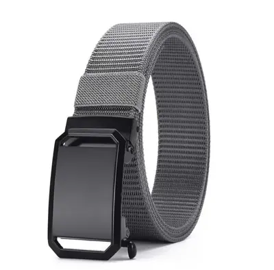 [Durable throughout ten years] Nylon tactical belt classic men's belt automatic buckle work versatile canvas pants work wear