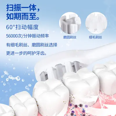 Factory Source Electric Toothbrush Smart Model Sonic Vibration Integrated Fully Automatic 4 Modes Full Body Waterproof Soft Bristle Electric Toothbrush