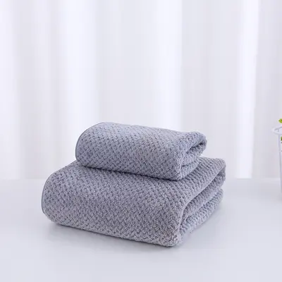 Coral velvet pineapple bath towels for home daily use, double-sided children's soft skin-friendly water-absorbent quick-drying towel for face washing and bathing - 10
