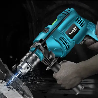 Impact drill, electric tool set, home hammer drill, cordless