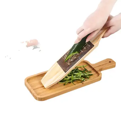 Vegetable grater, medium size, wooden board, multi-function
