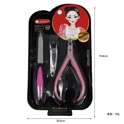 Nail art tool set, 10-piece, manicure and design - 7