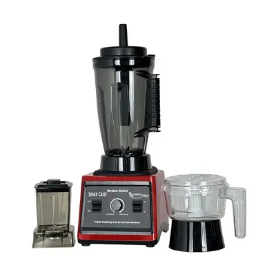 Paslanmaz Çelik Blender, 3/6/8 Fonksiyonlu Mutfak Robotu - 8