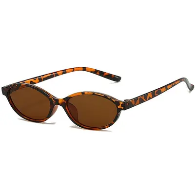 1369 Small Oval Frame Retro Sunglasses for Women - 5