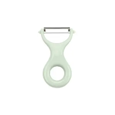 Multifunctional vegetable and fruit peeler, horizontal and vertical use