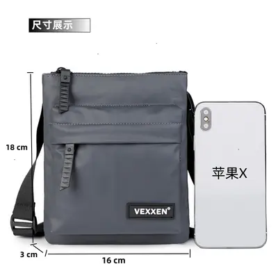 2025 Herrentasche Umhängetasche Casual Schultertasche Herrensrucksack Mini Handytasche Hochformat hochwertiges Design wasserabweisend leicht tragbar - 8