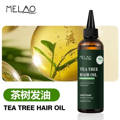 Çay ağacı saç bakım yağı 150 ml, kabarıklık ve saç uçlarındaki çatallanmayı azaltır