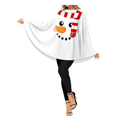 Adult Christmas Costume, Party Coat with Cape