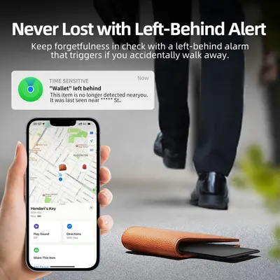 Karten-Stil AirTag-Tracker, ultradünn mit GPS - 5