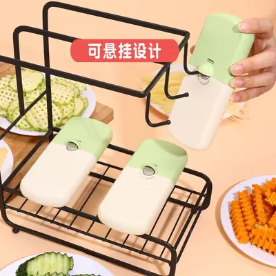 3-in-1 Stainless Steel Fruit and Vegetable Peeler and Slicer