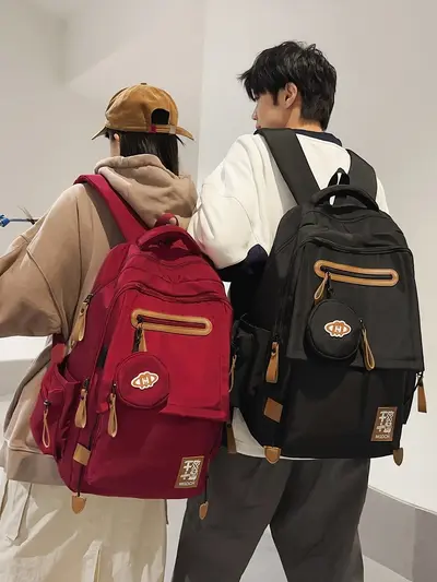 2025 Backpack New Large Capacity Backpack Middle School Student School Bag University Student Trendy Backpack Travel Bag Wholesale - 6