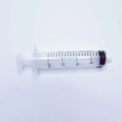 Plastic Needle-Free Disposable Syringe, Veterinary and Industrial Use