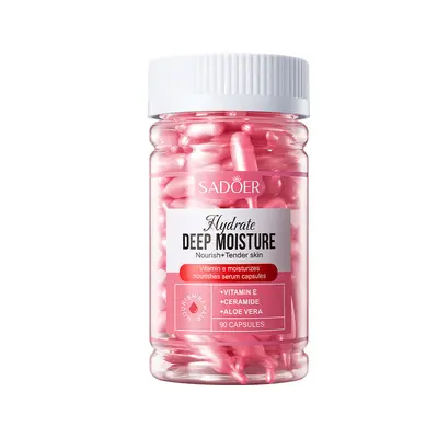 Grenzüberschreitender Sofortverkauf Essenz-Kapseln SADOER Boswellia Vitamin E Ceramid feuchtigkeitsspendende Essenz Export-Fabrik-Maßanfertigung - 6