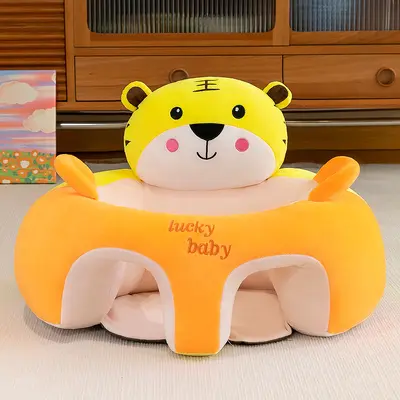Baby Learning-to-Sit Plush Sofa with Anti-Fall Backrest - 8