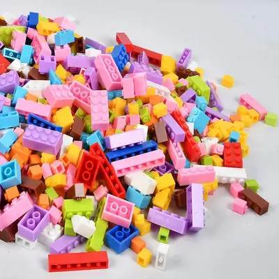 Lego Uyumlu Mini Yapı Taşları Dökme Paket, DIY Eğitici Birleştirme Oyuncağı - 10
