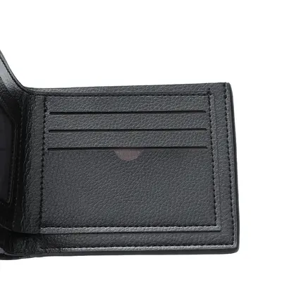 Men's Short Soft Leather Wallet with ID Slot - 5