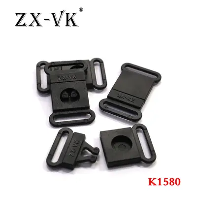 Plastic Bra Clasp, Double-Sided Hook, Thin ID Card Slide Buckle