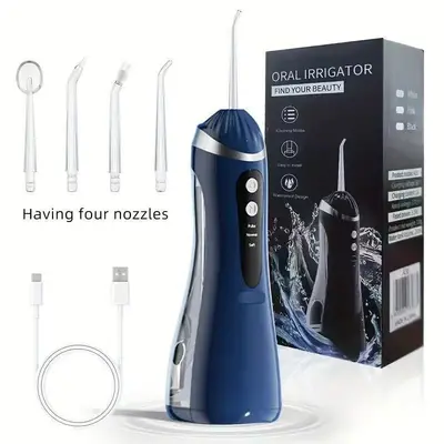 超声波高压冲牙器洗牙器便携式家用电动正畸水牙线专用口腔水枪 - 10