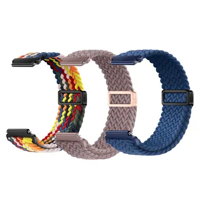 Nylon Woven Sport Watch Band with Magnetic Buckle for Huawei, Samsung, Garmin