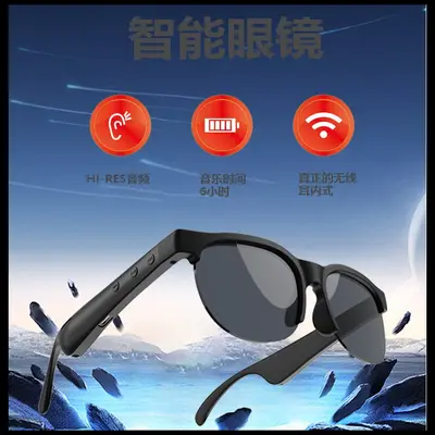 跨境新款智能蓝牙眼镜 ai翻译眼镜无线户外运动开放式太阳镜墨镜 - 5
