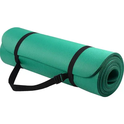 Kaymaz Sünger Fitness Yoga Matı, Taşınabilir, Kalın, Darbe Emici, Ev ve Spor Salonu