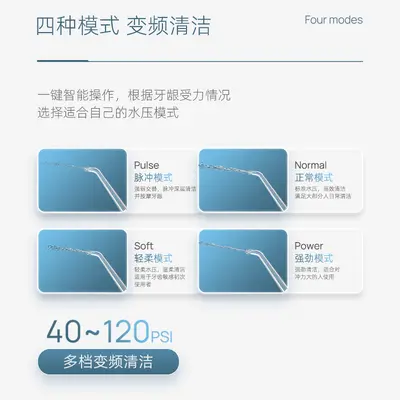 工厂现货冲牙器便携式家用智能电动水牙线正畸专用牙齿冲洗洗牙器