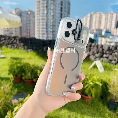 适用苹果IPhone 13渐变13 Pro透明亚克力13 ProMax亮彩变色龙硬壳 - 7