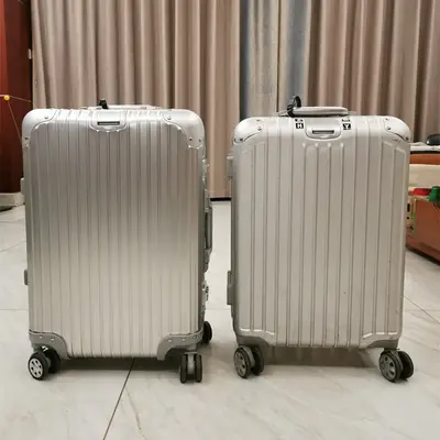 Alman malı tamamen alüminyum magnezyum alaşımlı valiz, iş adamları ve kadınlar için alüminyum çerçeveli tekerlekli çanta, 20 inç kabin boy valiz, Jiaxing sınır ötesi. - 4