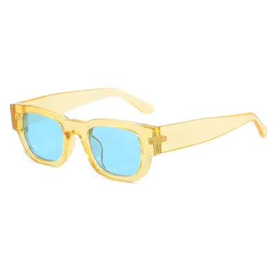 Square Decorative Sunglasses with Sun Protection - 9