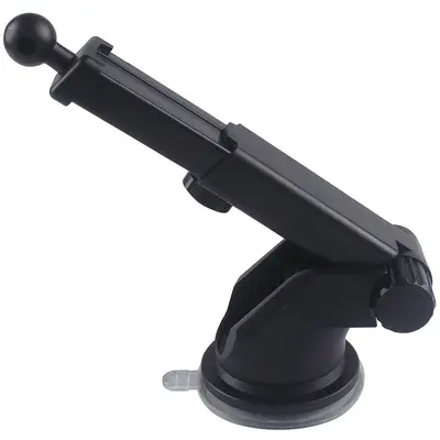 New 17MM Telescopic Car Phone Holder Plastic Suction Cup Base Car Wireless Charging Cell Phone Holder Universal Accessories