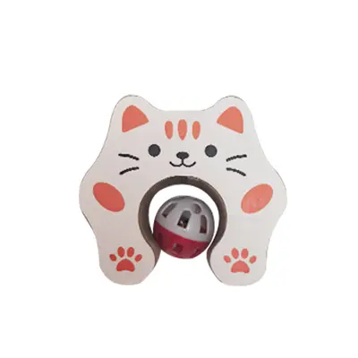 Eulenförmiges dickes Katzenkratzbrett aus Wellpappe - 12