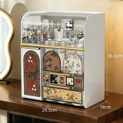 Acrylic cosmetics storage box large capacity - 7
