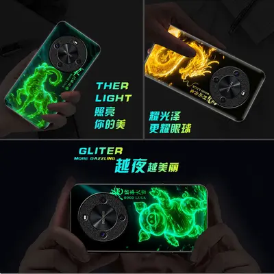 Huawei Enjoy 70X Case, Luminous Glass, Full Body Protection