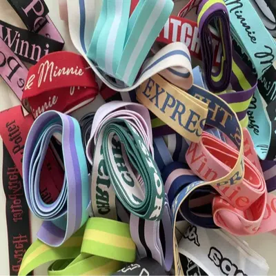 Jacquard-Buchstaben-Gummiband für Unterwäsche