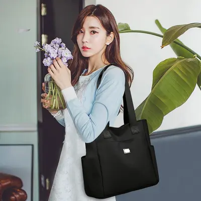 Women's Large Capacity Tote Bag, Casual Everyday Shoulder Bag - 4