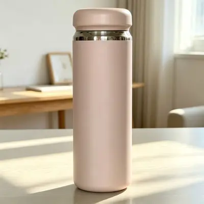 不锈钢保温杯男女士高颜值潮流轻奢办公水杯便携车载杯子口袋水杯 - 11